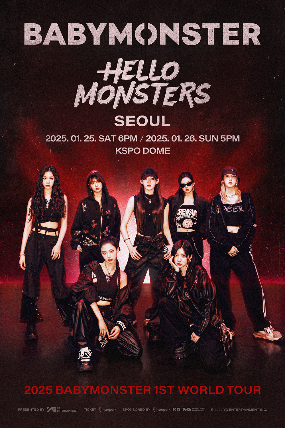 2025 BABYMONSTER 1ST WORLD TOUR ［HELLO MONSTERS］ IN SEOUL JTB公式観覧ツアー
