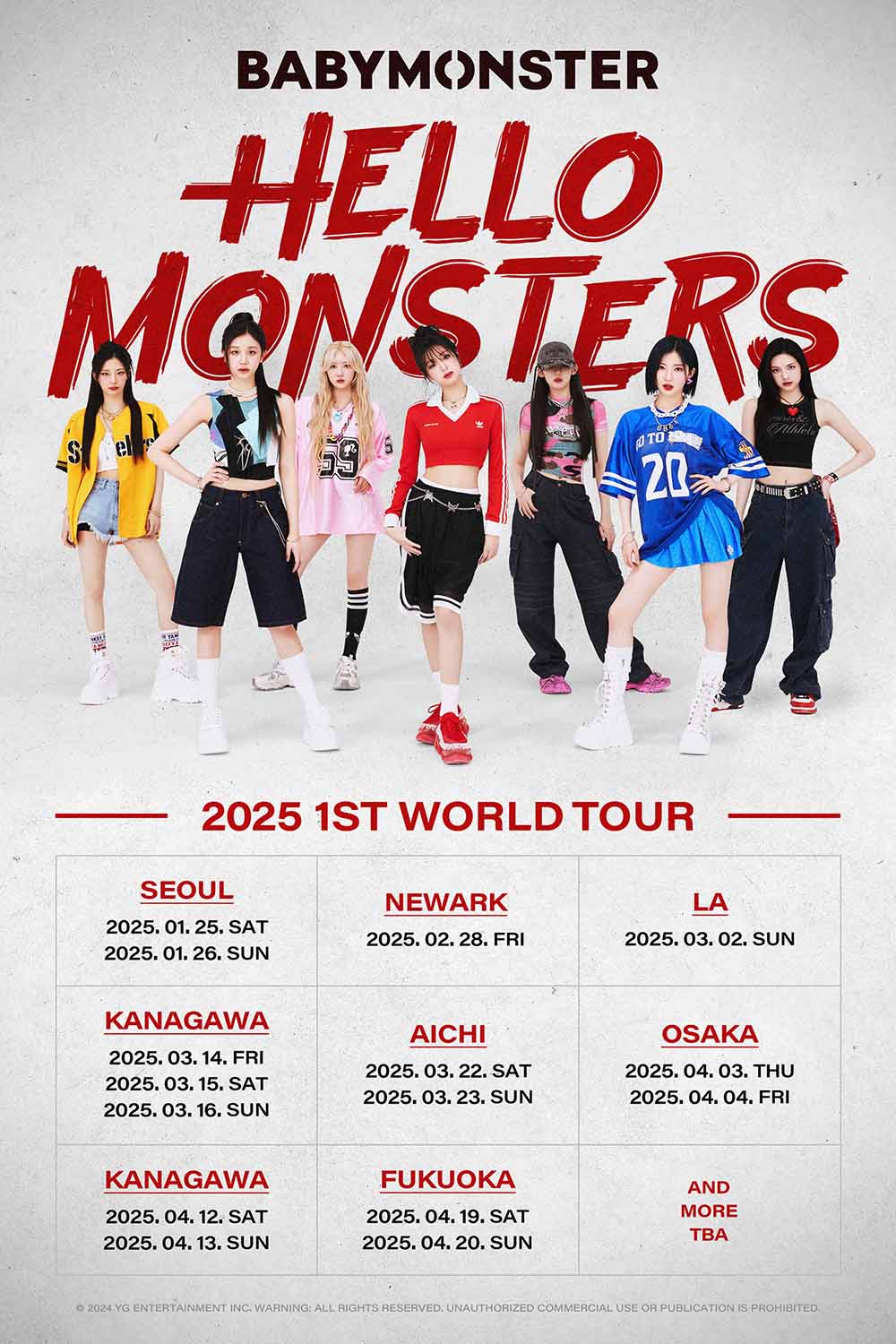 2025 BABYMONSTER 1ST WORLD TOUR ［HELLO MONSTERS］ IN SEOUL JTB公式観覧ツアー